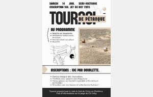 Concours de pétanque
